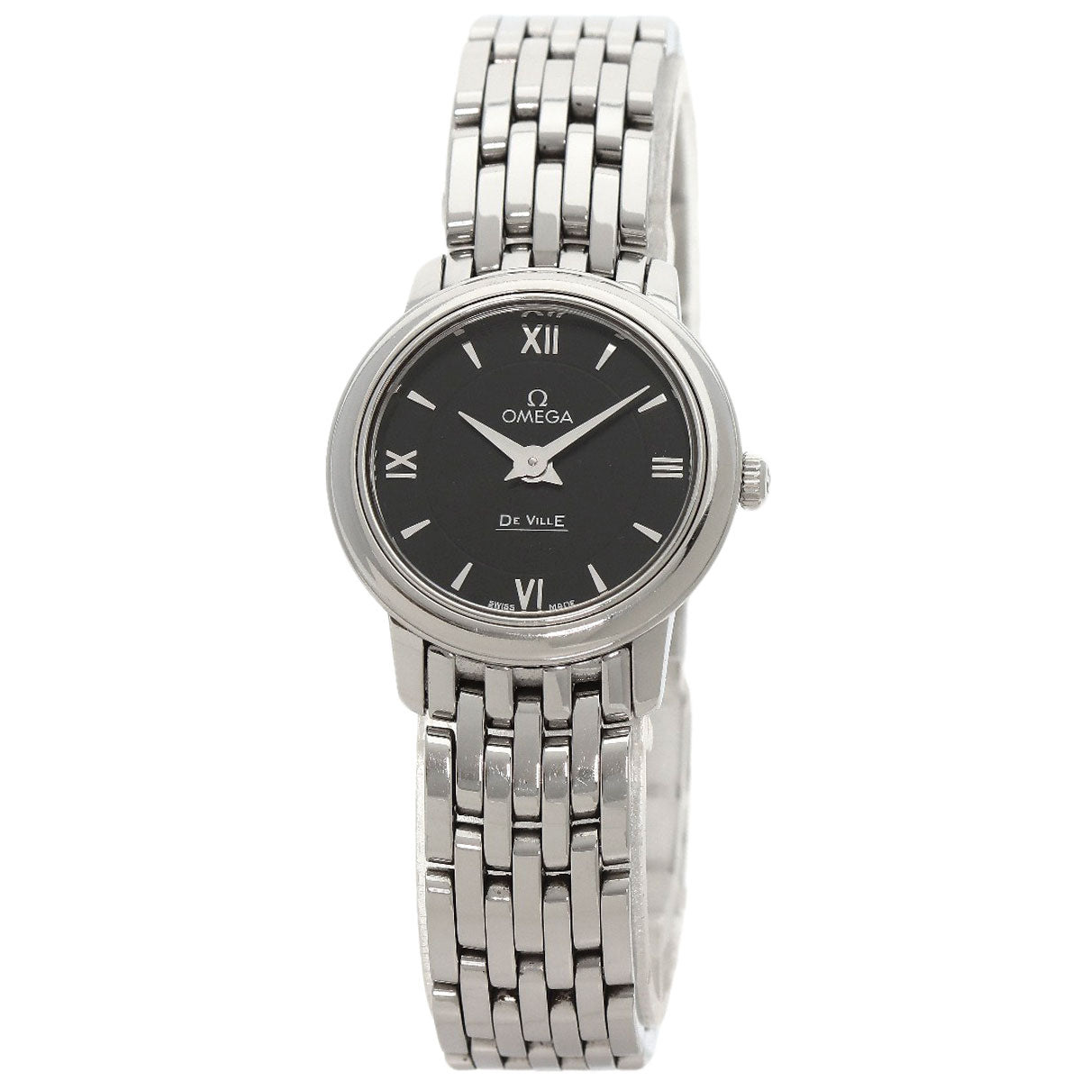 OMEGA オメガ 4570.52 デビル プレステージ 腕時計 SS レディース 中古