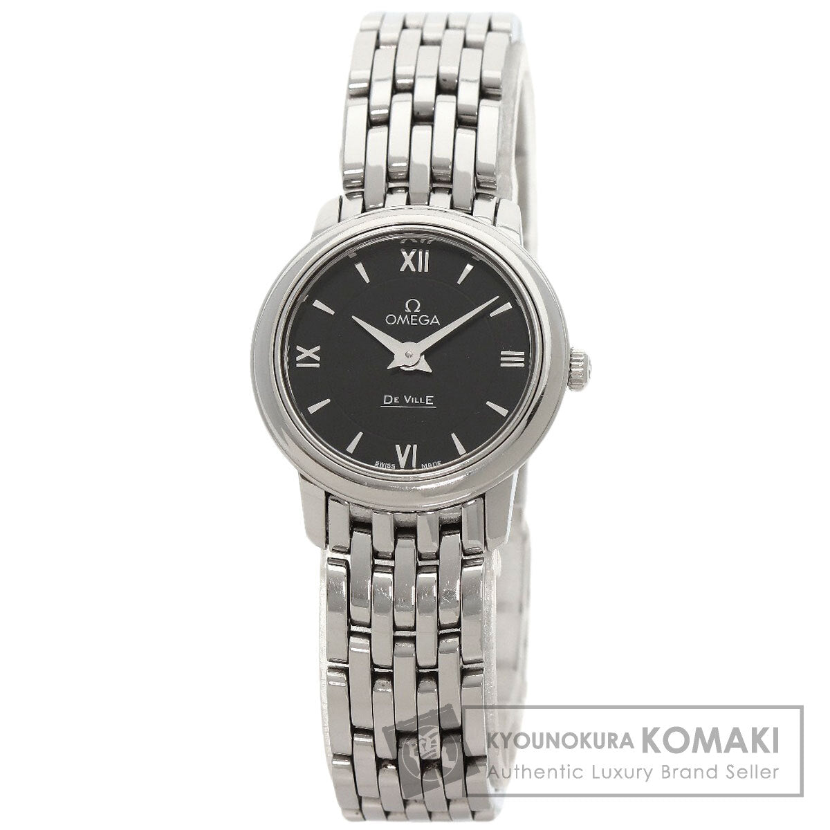 OMEGA オメガ 4570.52 デビル プレステージ 腕時計 SS レディース 中古