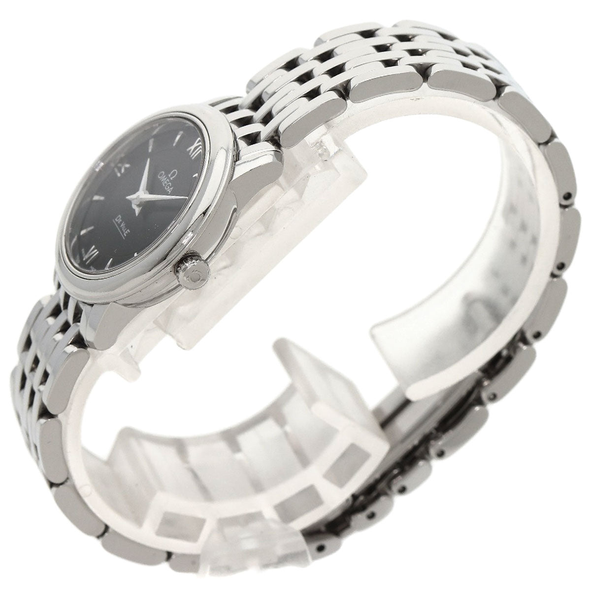 OMEGA オメガ 4570.52 デビル プレステージ 腕時計 SS レディース 中古