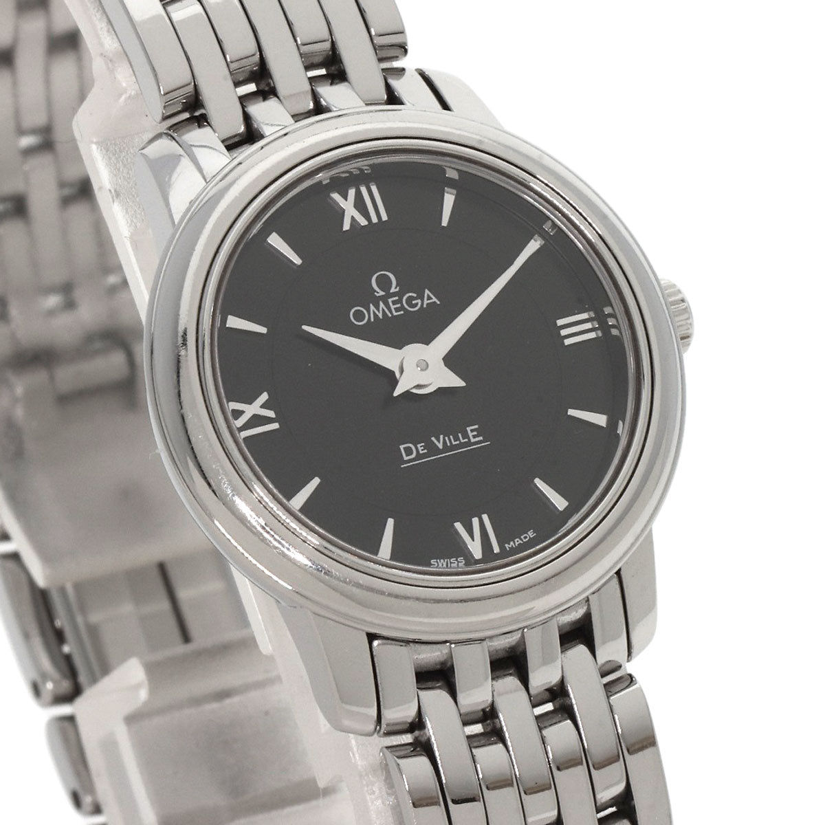 OMEGA オメガ 4570.52 デビル プレステージ 腕時計 SS レディース 中古