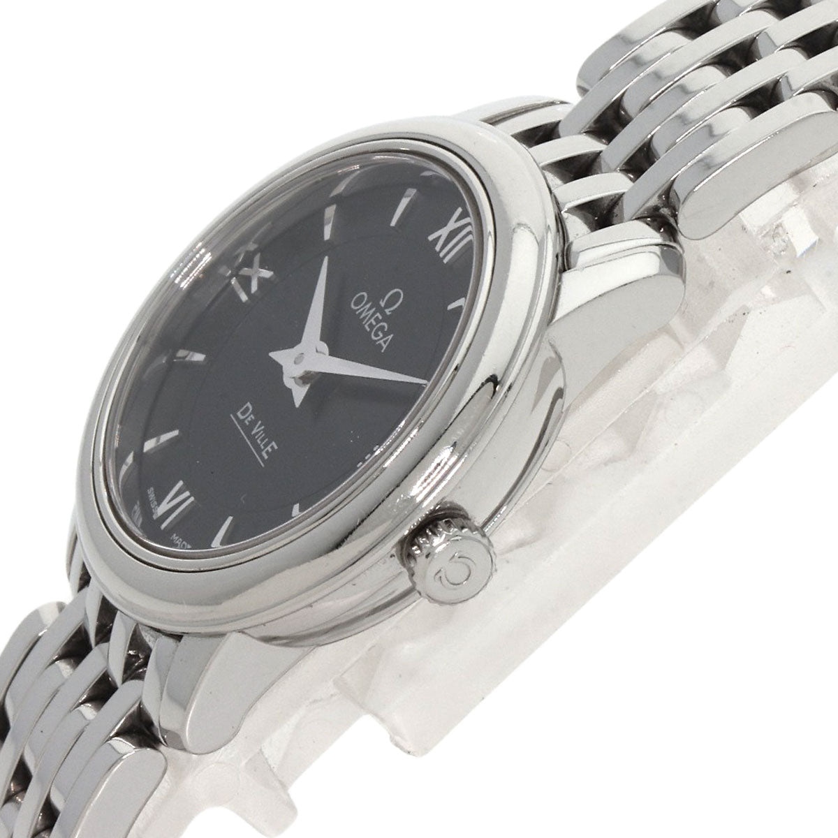 OMEGA オメガ 4570.52 デビル プレステージ 腕時計 SS レディース 中古