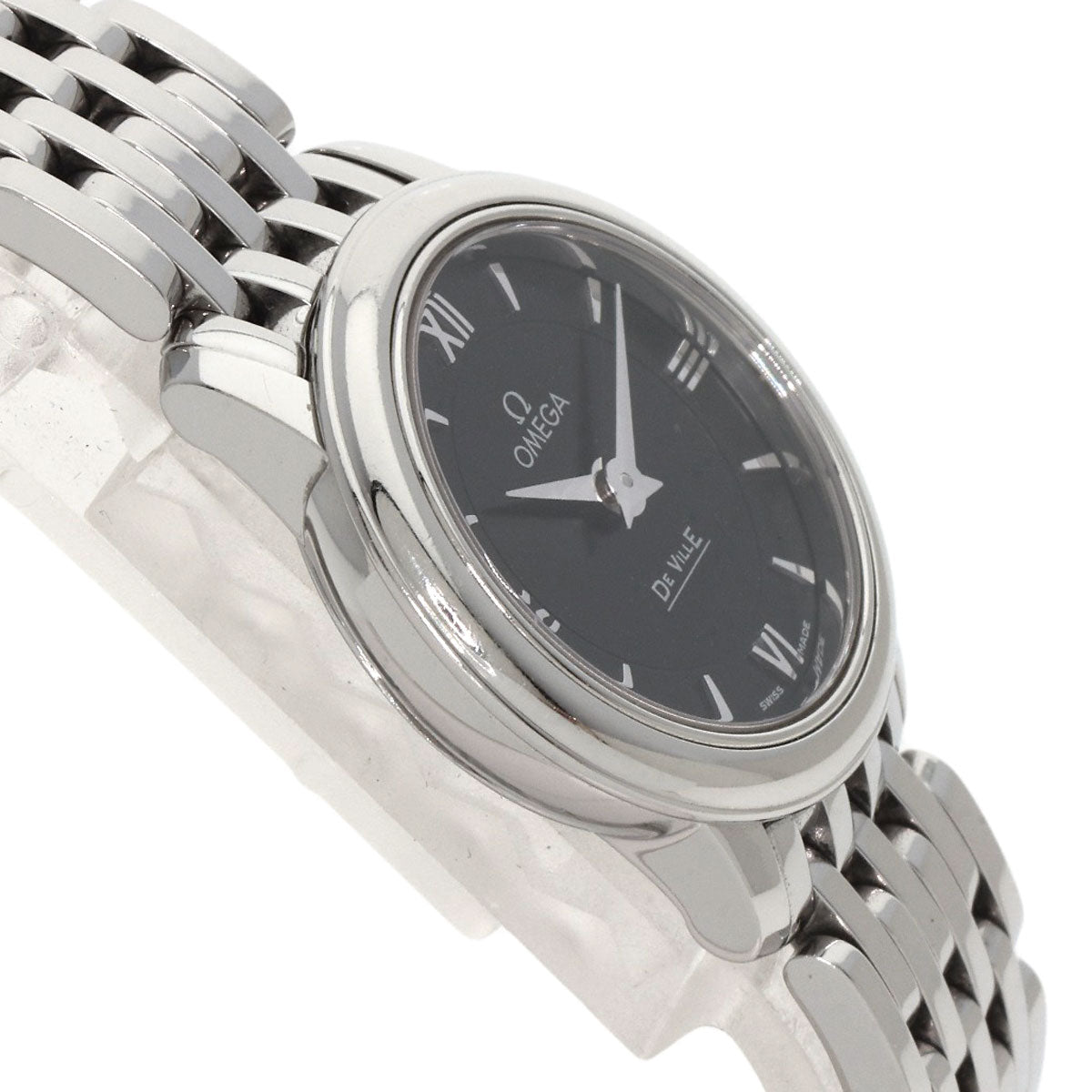 OMEGA オメガ 4570.52 デビル プレステージ 腕時計 SS レディース 中古