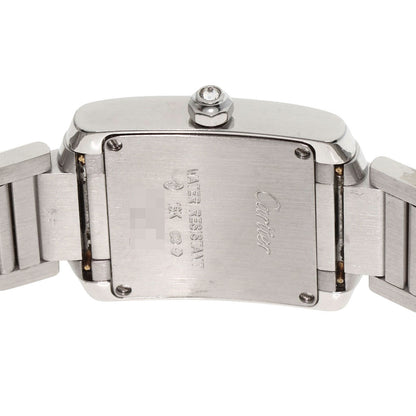 CARTIER カルティエ WE1002S3 タンクフランセーズ SM 腕時計 K18WG レディース 中古
