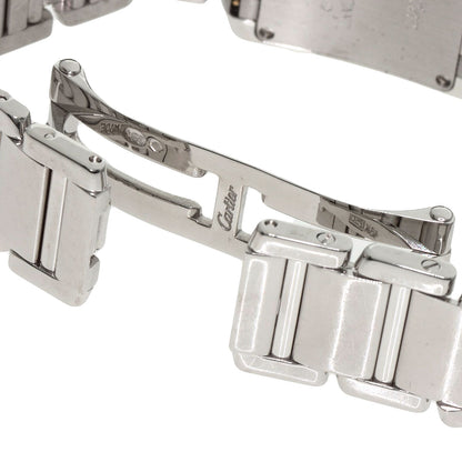 CARTIER カルティエ WE1002S3 タンクフランセーズ SM 腕時計 K18WG レディース 中古