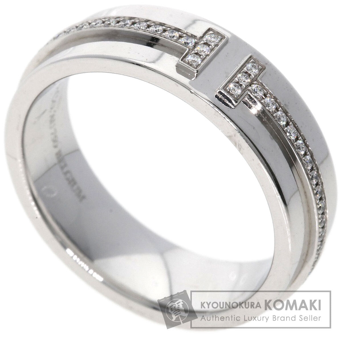TIFFANY&Co. ティファニー T TWO ダイヤモンド リング・指輪 K18WG レディース 中古