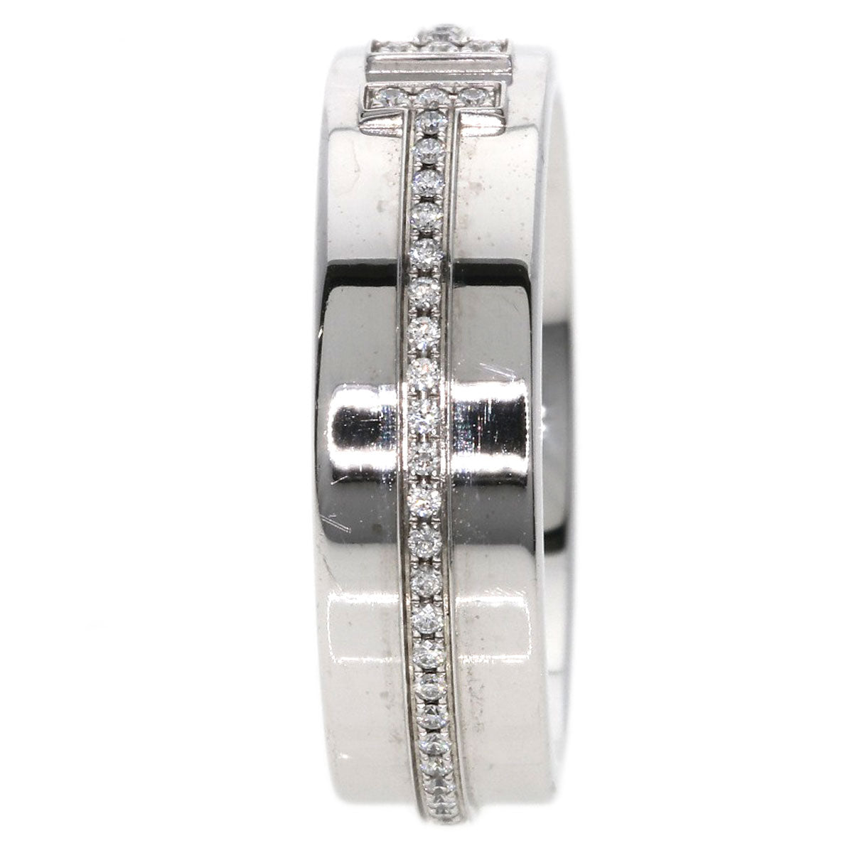 TIFFANY&Co. ティファニー T TWO ダイヤモンド リング・指輪 K18WG レディース 中古