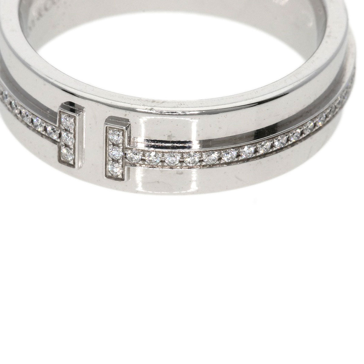 TIFFANY&Co. ティファニー T TWO ダイヤモンド リング・指輪 K18WG レディース 中古