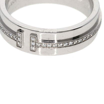 TIFFANY&Co. ティファニー T TWO ダイヤモンド リング・指輪 K18WG レディース 中古