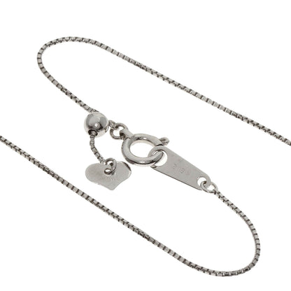 SELECT JEWELRY セレクトジュエリー ダイヤモンド ネックレス K18WG レディース 中古