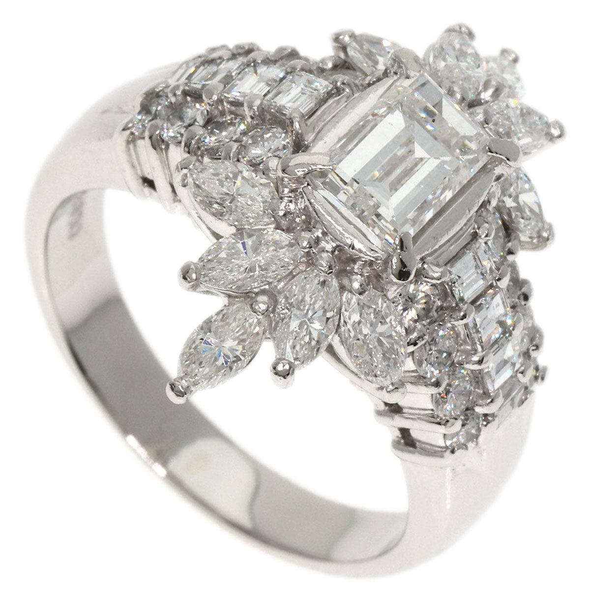 SELECT JEWELRY セレクトジュエリー ダイヤモンド F-SI2 リング・指輪 PT900 レディース 中古