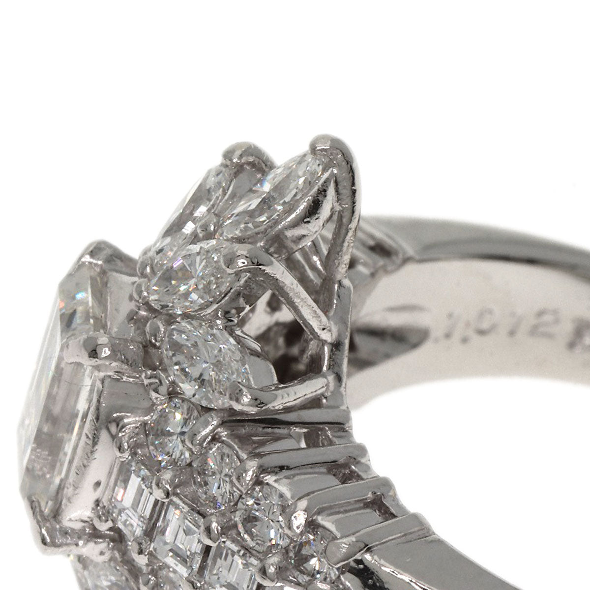 SELECT JEWELRY セレクトジュエリー ダイヤモンド F-SI2 リング・指輪 PT900 レディース 中古