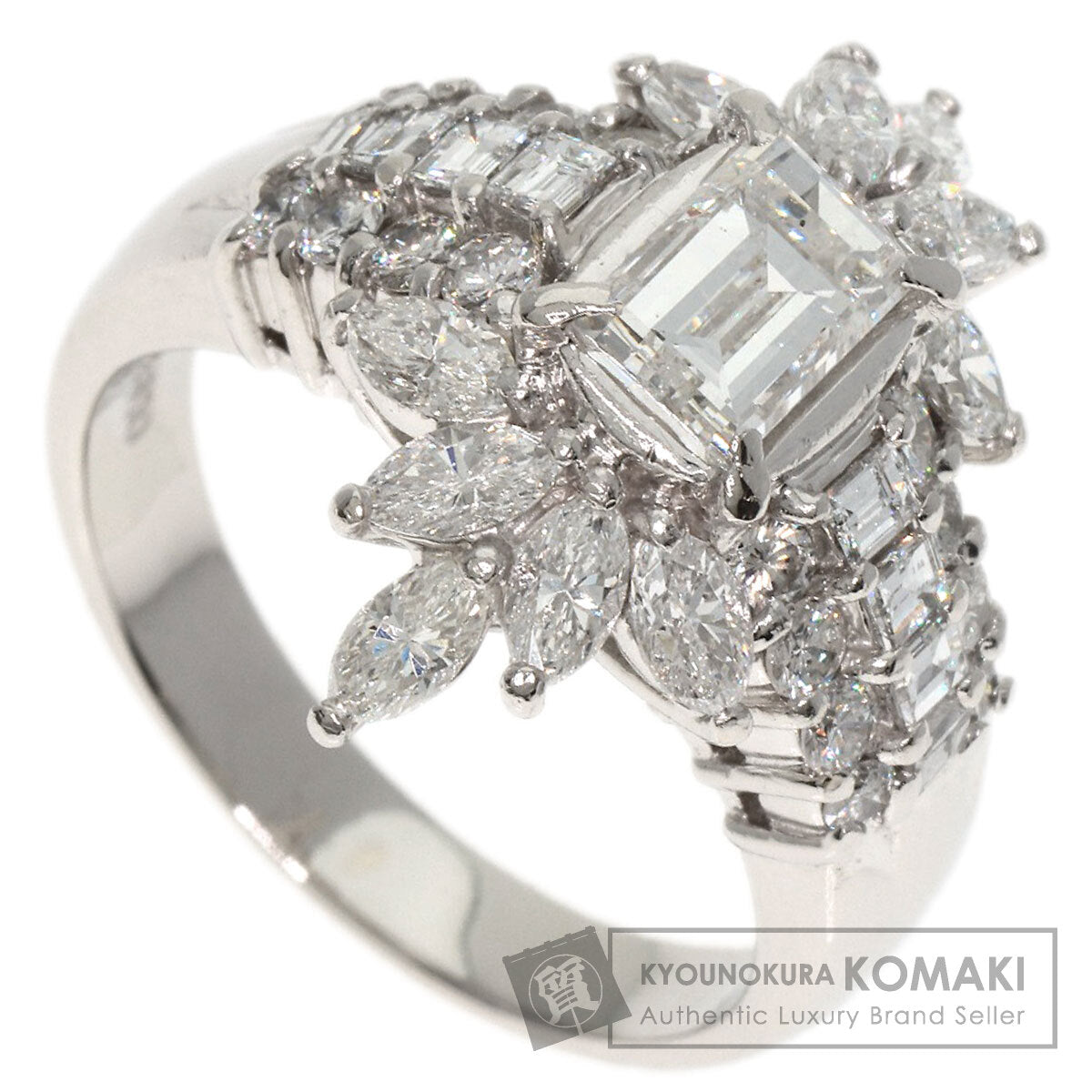 SELECT JEWELRY セレクトジュエリー ダイヤモンド F-SI2 リング・指輪 PT900 レディース 中古