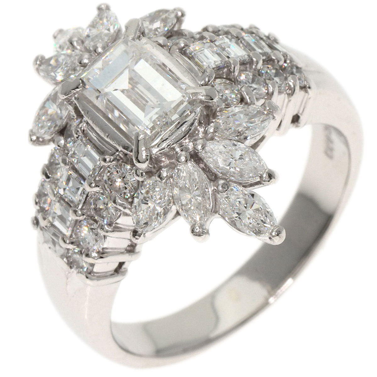 SELECT JEWELRY セレクトジュエリー ダイヤモンド F-SI2 リング・指輪 PT900 レディース 中古