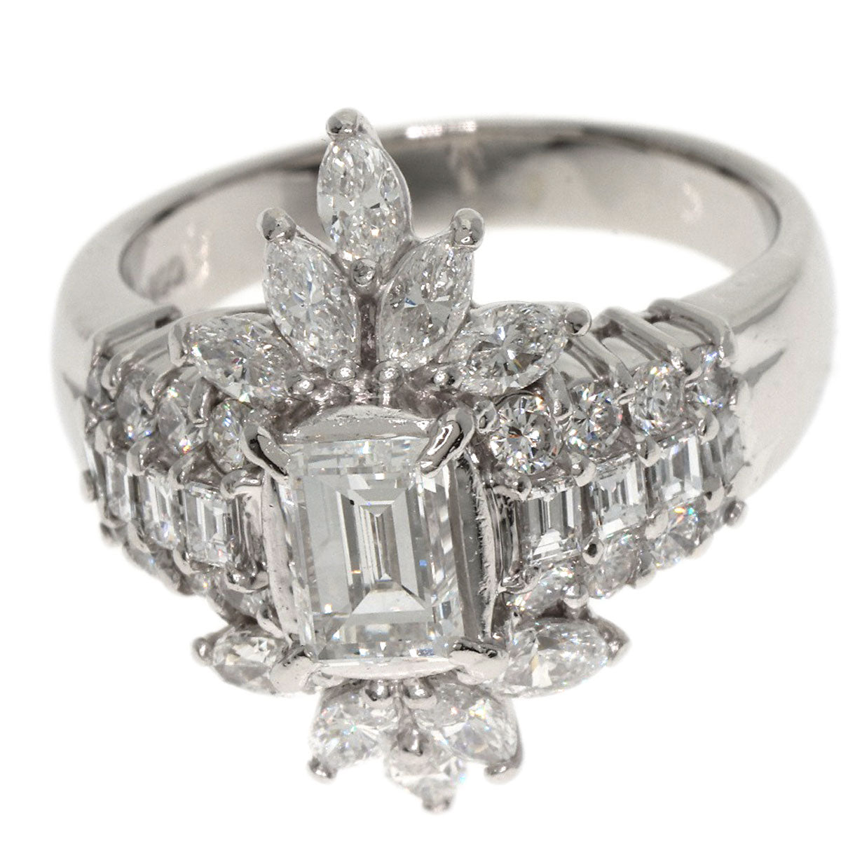 SELECT JEWELRY セレクトジュエリー ダイヤモンド F-SI2 リング・指輪 PT900 レディース 中古