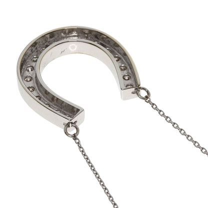SELECT JEWELRY セレクトジュエリー ダイヤモンド ネックレス K18WG レディース 中古