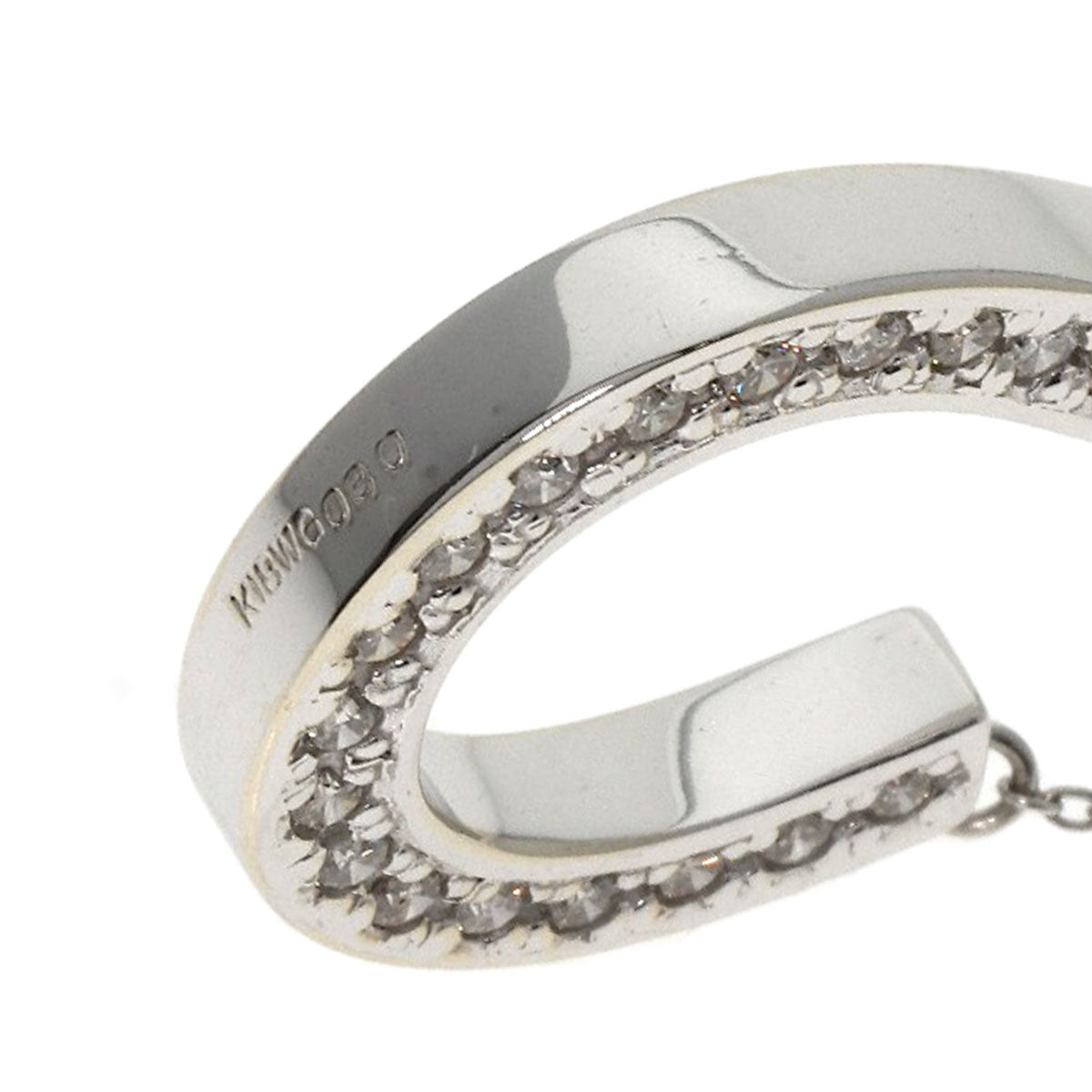 SELECT JEWELRY セレクトジュエリー ダイヤモンド ネックレス K18WG レディース 中古