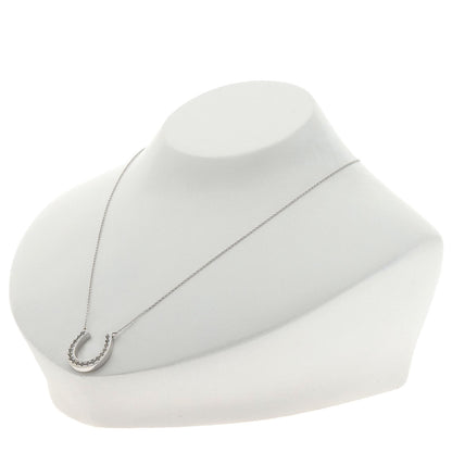 SELECT JEWELRY セレクトジュエリー ダイヤモンド ネックレス K18WG レディース 中古