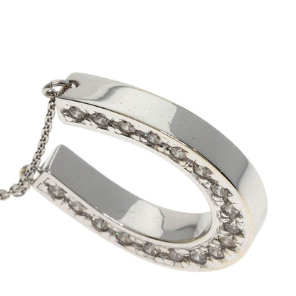 SELECT JEWELRY セレクトジュエリー ダイヤモンド ネックレス K18WG レディース 中古