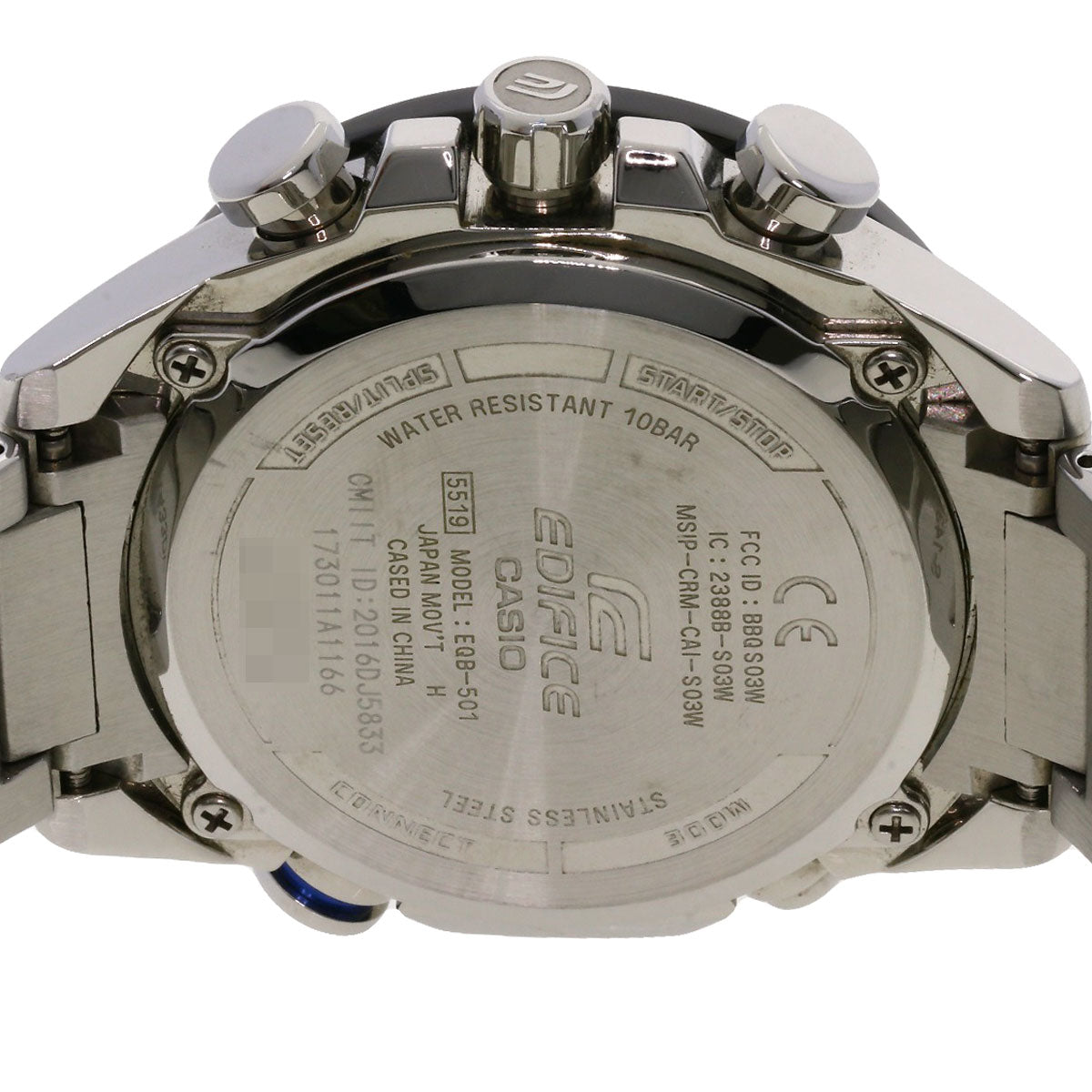 CASIO カシオ EQB-051 エディフィス 腕時計 SS メンズ 中古