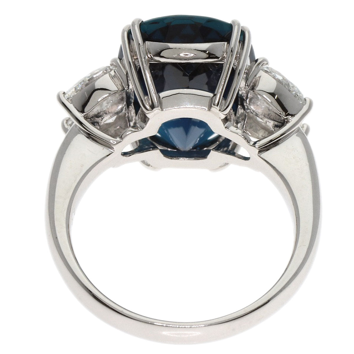 SELECT JEWELRY セレクトジュエリー トルマリン ダイヤモンド リング・指輪 PT900 レディース 中古