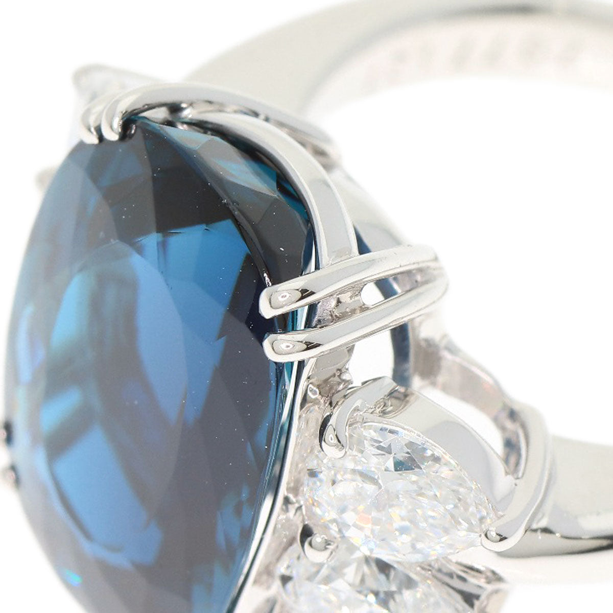 SELECT JEWELRY セレクトジュエリー トルマリン ダイヤモンド リング・指輪 PT900 レディース 中古
