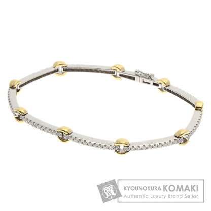 SELECT JEWELRY セレクトジュエリー ダイヤモンド ブレスレット K18WG レディース 中古