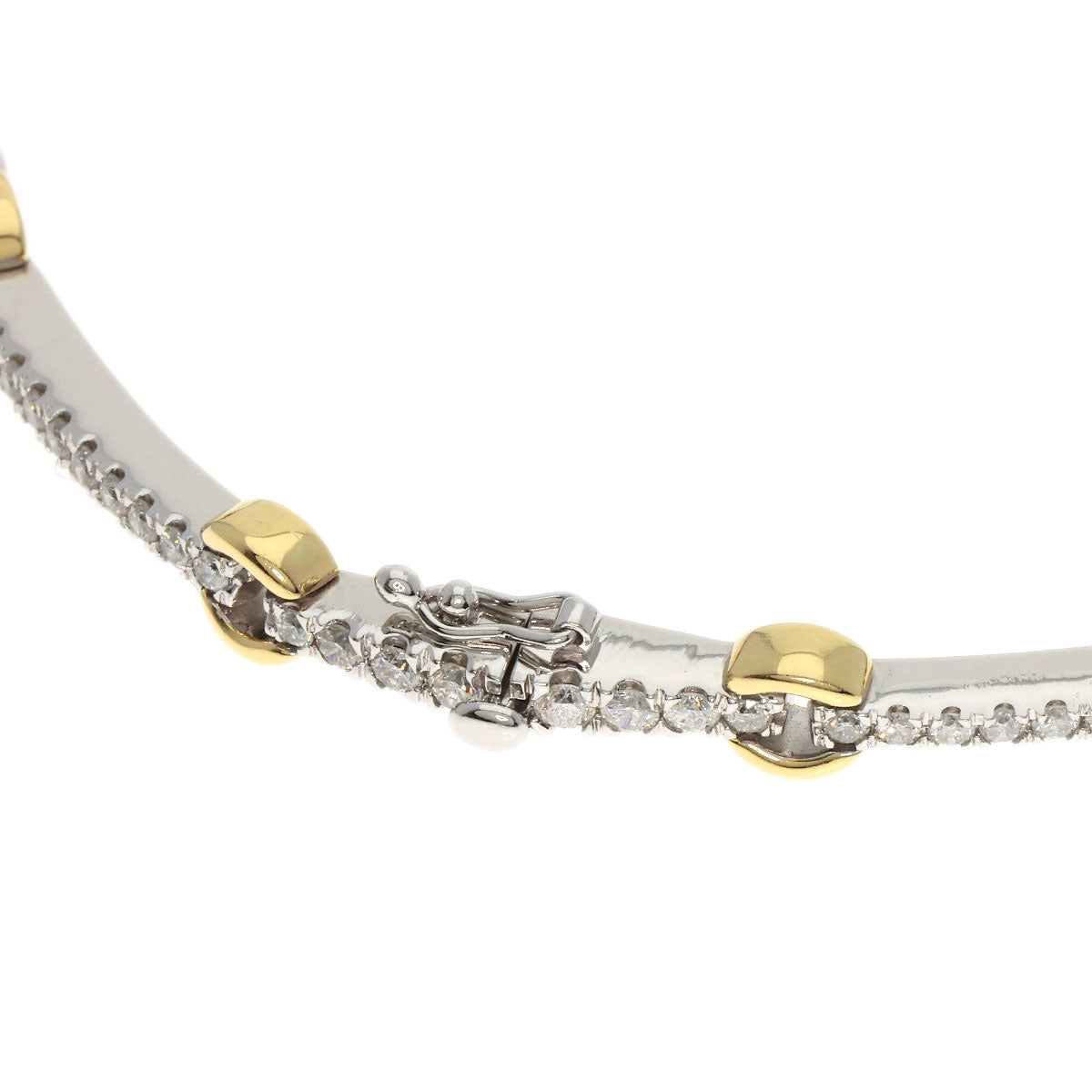 SELECT JEWELRY セレクトジュエリー ダイヤモンド ブレスレット K18WG レディース 中古