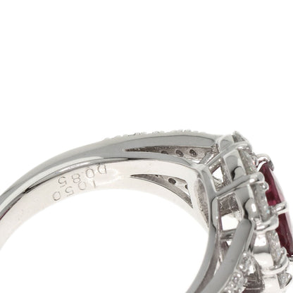 SELECT JEWELRY セレクトジュエリー ルビー ダイヤモンド リング・指輪 PT900 レディース 中古