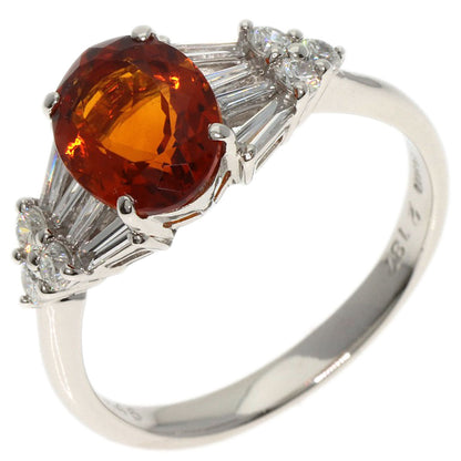 SELECT JEWELRY セレクトジュエリー シトリン ダイヤモンド リング・指輪 PT900 レディース 中古