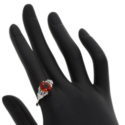 SELECT JEWELRY セレクトジュエリー シトリン ダイヤモンド リング・指輪 PT900 レディース 中古
