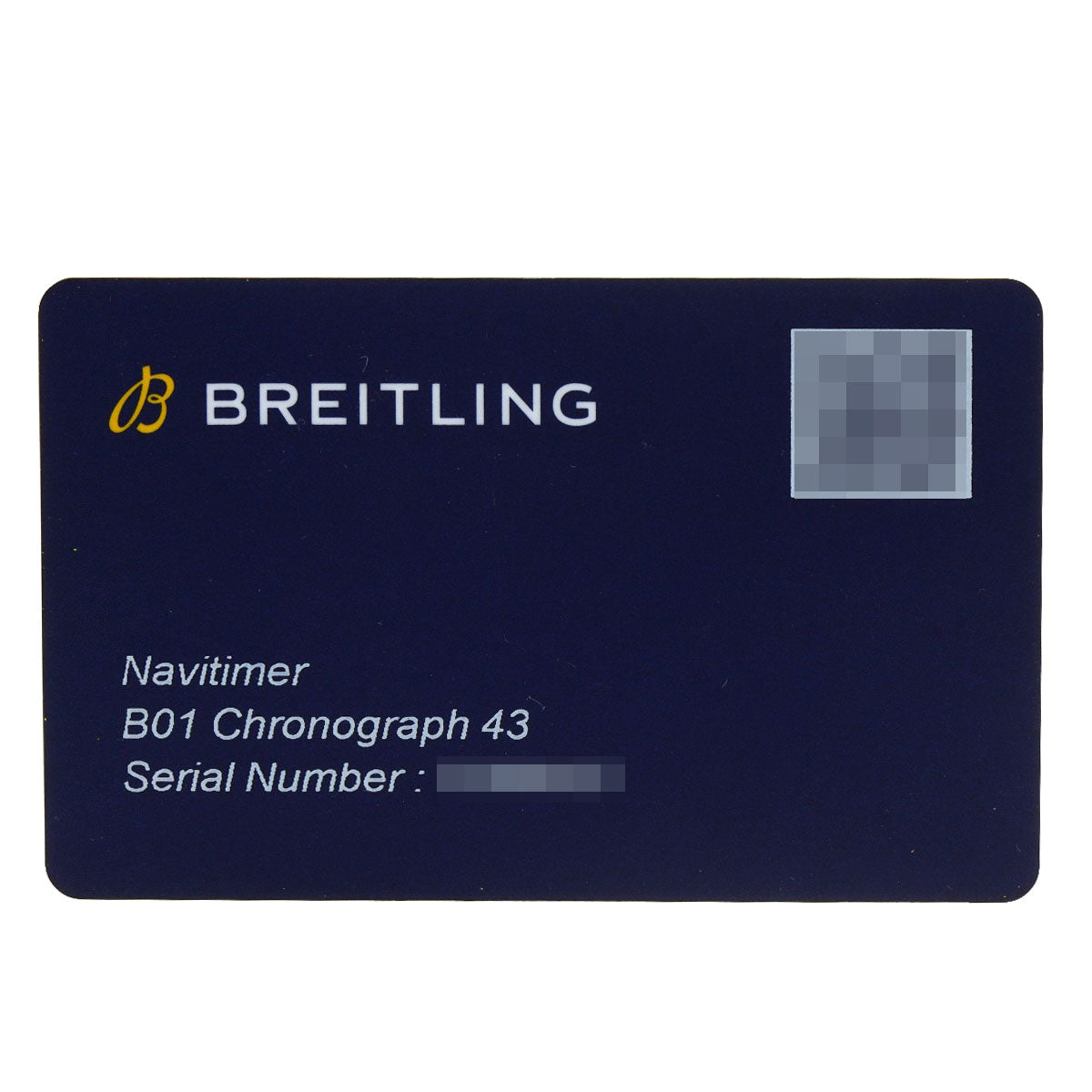 BREITLING ブライトリング AB0121B1B1X2 ナビタイマーB01 クロノグラフ 43 腕時計 SS メンズ 中古