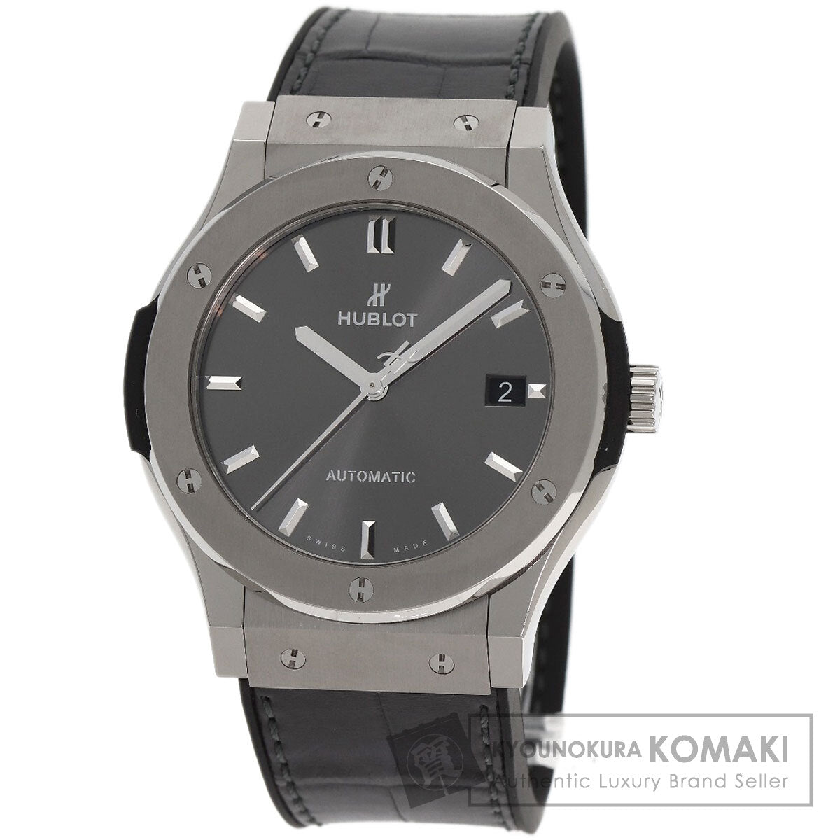 HUBLOT ウブロ 511.NX.7071.LR クラシックフュージョン レーシンググレー 腕時計 チタニウム メンズ 中古
