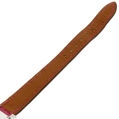 HERMES エルメス HH1.131 Hウォッチ ミニ ダイヤモンドベゼル 腕時計 SS レディース 中古