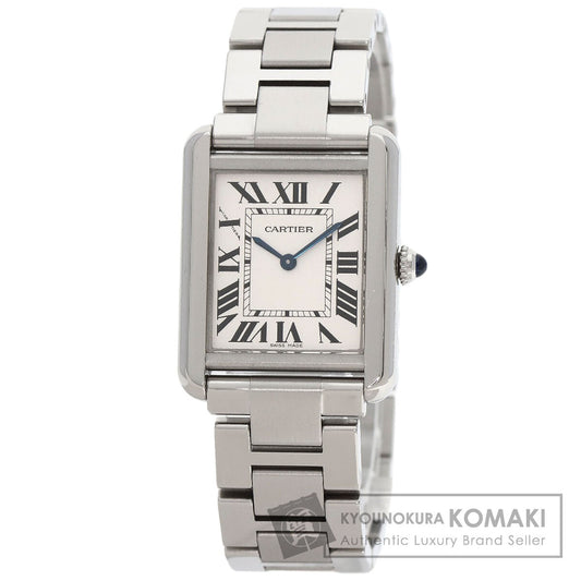 CARTIER カルティエ W5200013 タンクソロ SM 腕時計 SS レディース 中古