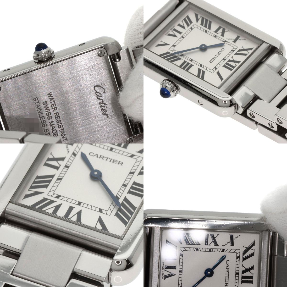 CARTIER カルティエ W5200013 タンクソロ SM 腕時計 SS レディース 中古