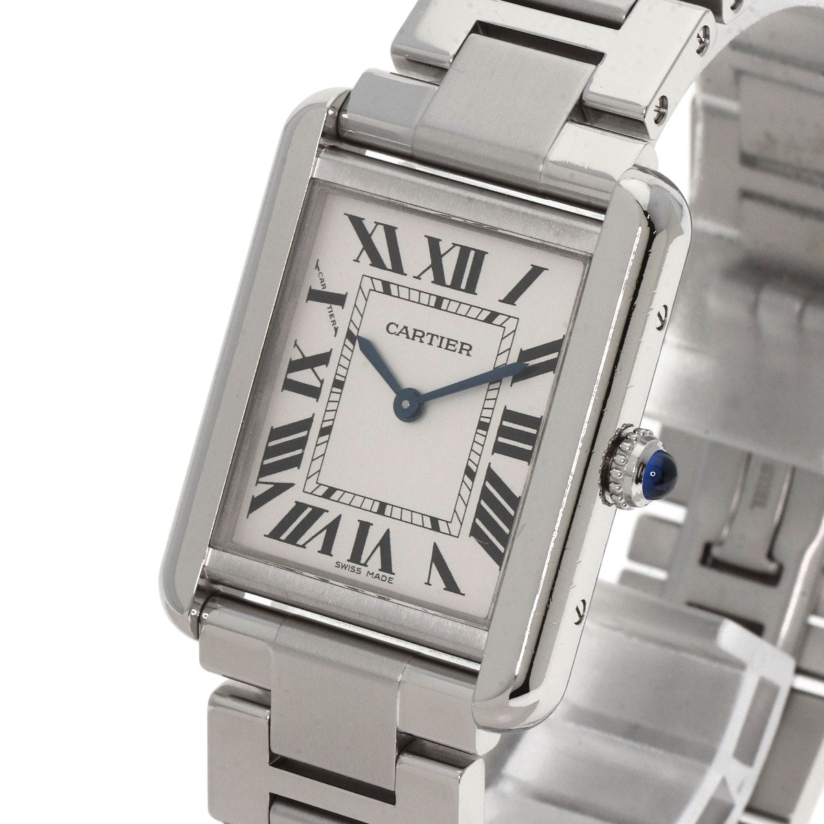 CARTIER カルティエ W5200013 タンクソロ SM 腕時計 SS レディース 中古