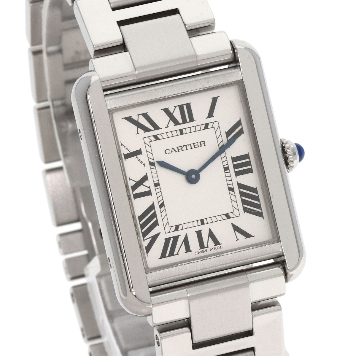 CARTIER カルティエ W5200013 タンクソロ SM 腕時計 SS レディース 中古