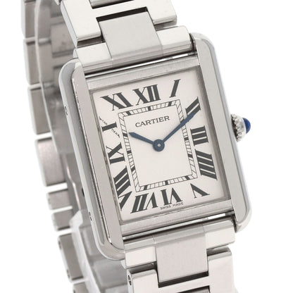 CARTIER カルティエ W5200013 タンクソロ SM 腕時計 SS レディース 中古