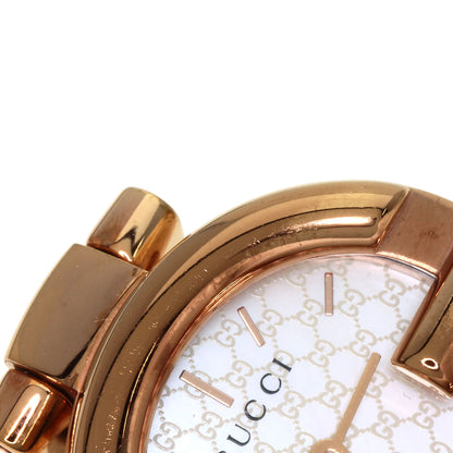 GUCCI グッチ 134.5 GG シェル バングル 腕時計 PGP レディース 中古