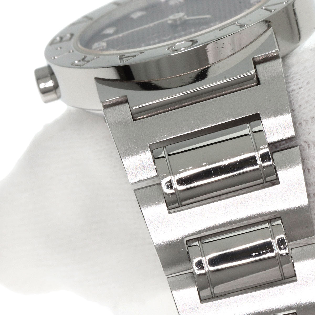 BVLGARI ブルガリ BB26BSS/12N ブルガリブルガリ 12P ダイヤモンド 腕時計 SS レディース 中古