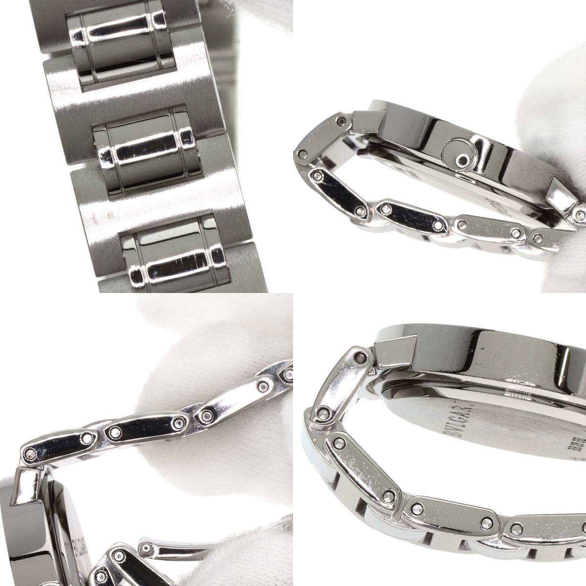 BVLGARI ブルガリ BB26BSS/12N ブルガリブルガリ 12P ダイヤモンド 腕時計 SS レディース 中古
