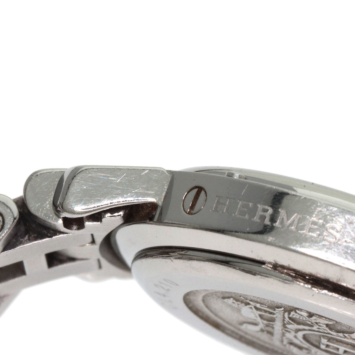 HERMES エルメス CL4.210 クリッパー 腕時計 SS レディース 中古