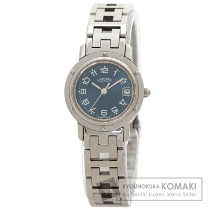 HERMES エルメス CL4.210 クリッパー 腕時計 SS レディース 中古