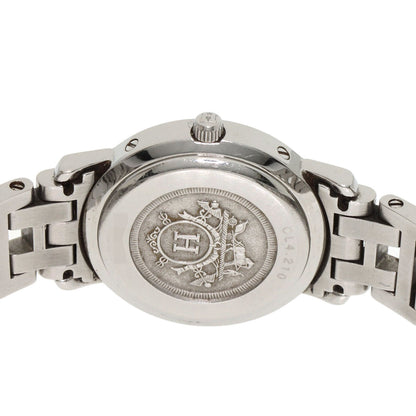 HERMES エルメス CL4.210 クリッパー 腕時計 SS レディース 中古