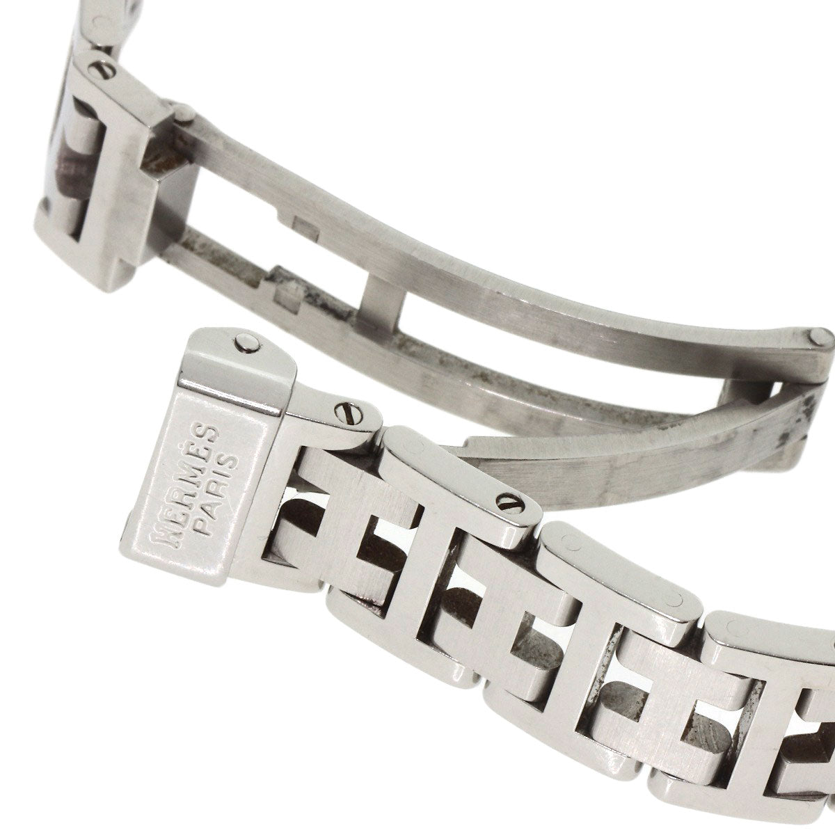 HERMES エルメス CL4.210 クリッパー 腕時計 SS レディース 中古