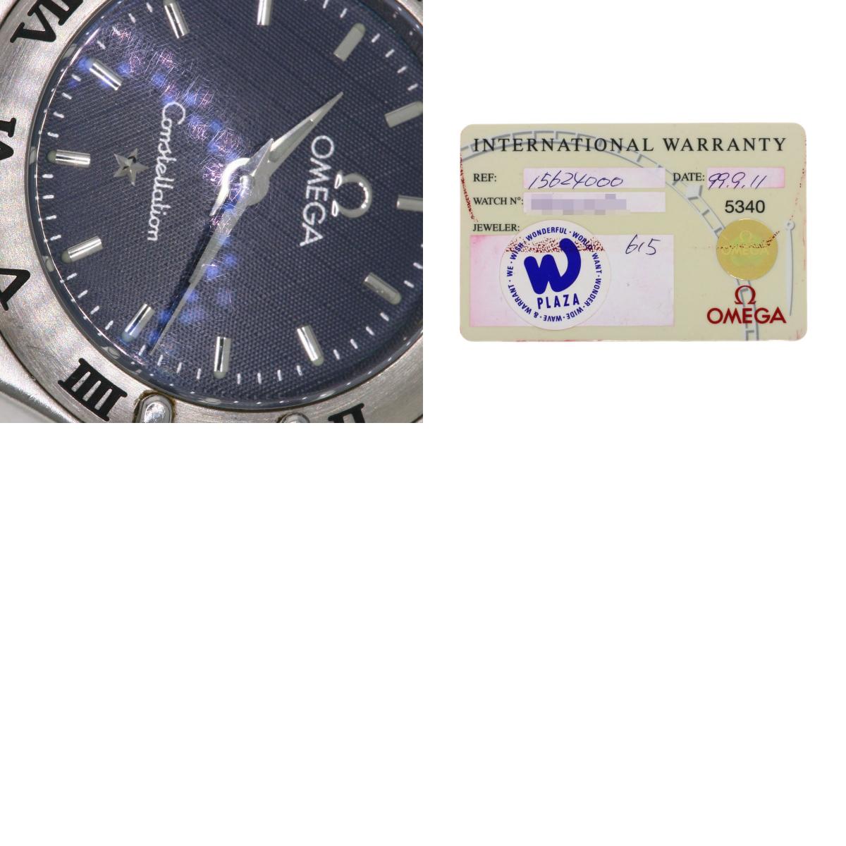 OMEGA オメガ 1562.40 コンステレーション ミニ 腕時計 SS レディース 中古