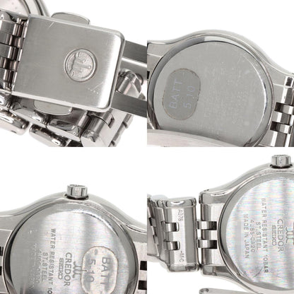 SEIKO セイコー 4J85-0A20 クレドール 腕時計 SS レディース 中古