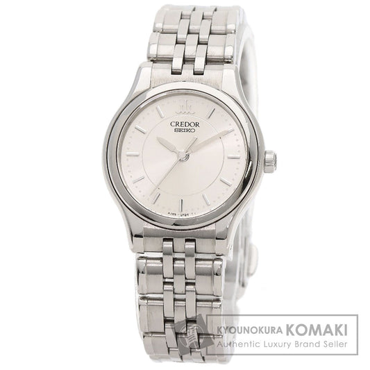 SEIKO セイコー 4J85-0A20 クレドール 腕時計 SS レディース 中古