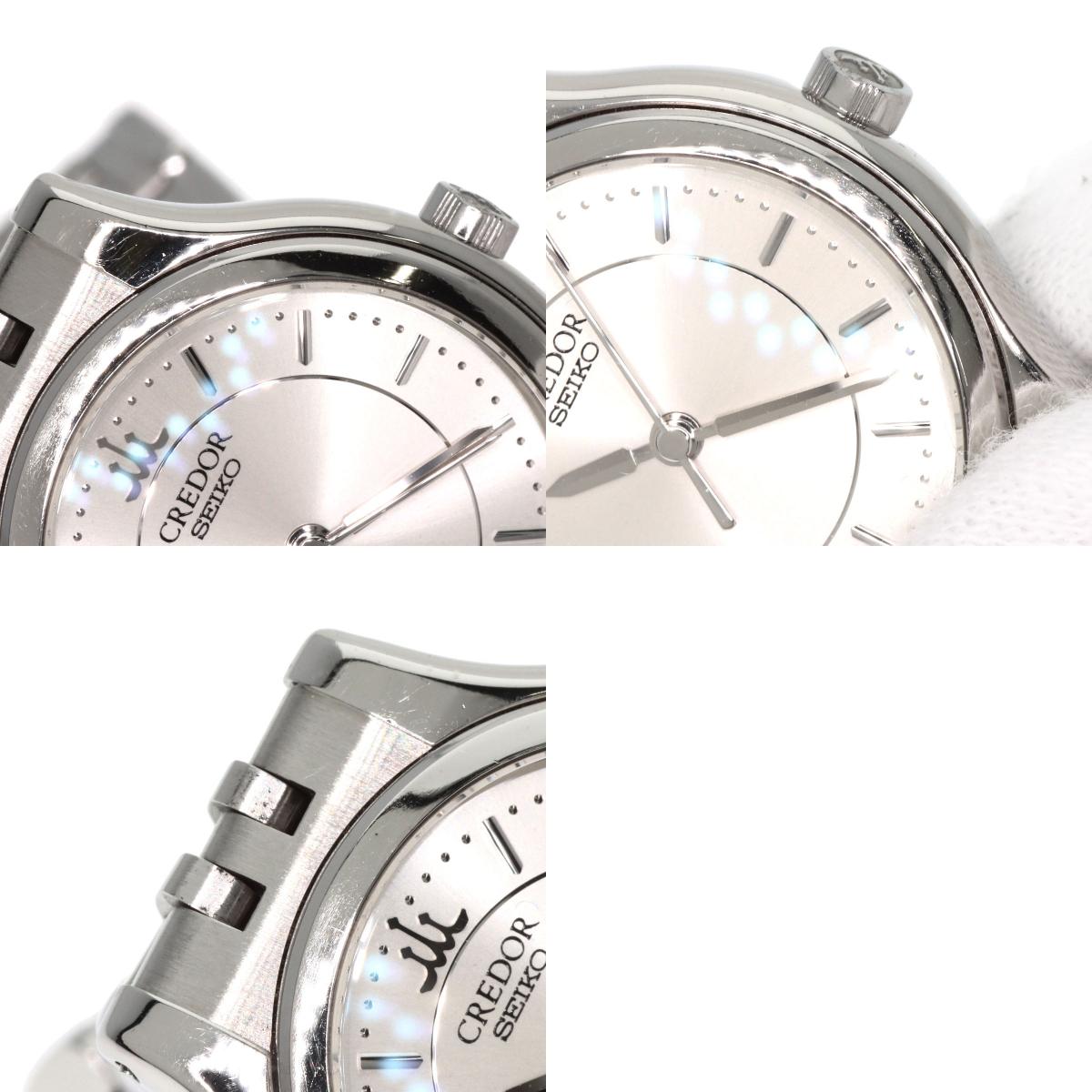 SEIKO セイコー 4J85-0A20 クレドール 腕時計 SS レディース 中古