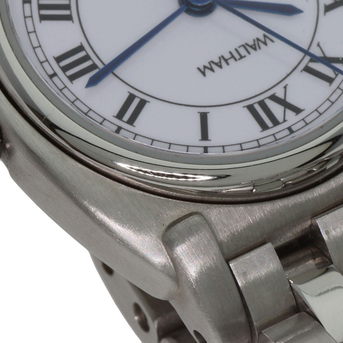 WALTHAM ウォルサム 55431.30 ラウンドフェイス 腕時計 SS レディース 中古